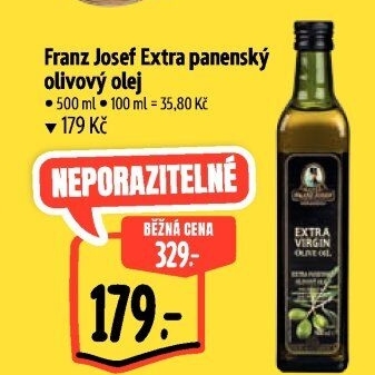 Olivový olej extra panenský Exclusive Franz Josef Kaiser