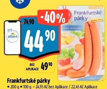 Párky frankfurtské Ponnath