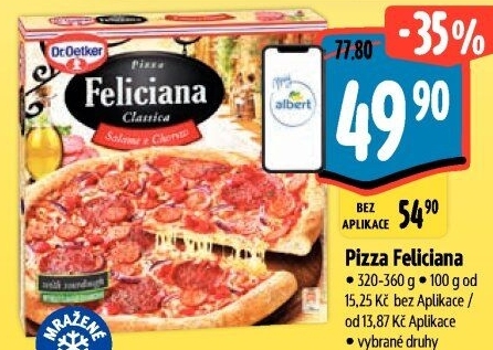 Pizza mražená FelicianaDr. Oetker