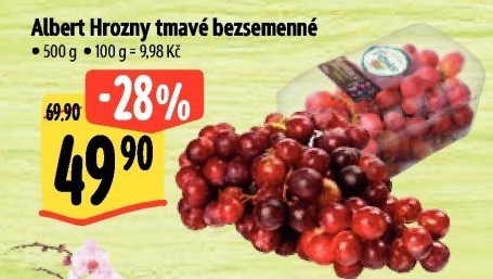 Hrozny tmavé bezsemenné Albert