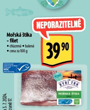 Mořská štika filety Albert