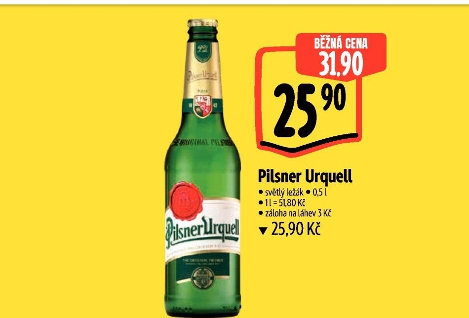 Pivo Pilsner Urquell