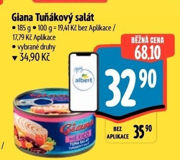 Salát s tuňákem Giana