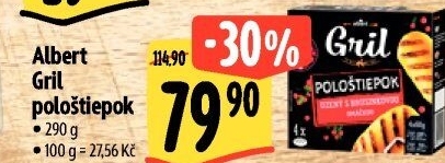 Sýr Pološtiepok Albert Gril