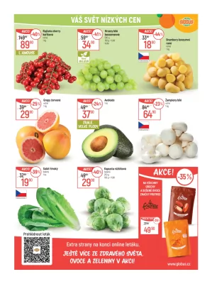 akční leták Globus 10.7.2024-16.7.2024