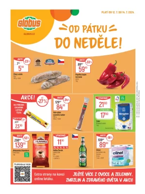 akční leták Globus 10.7.2024-16.7.2024