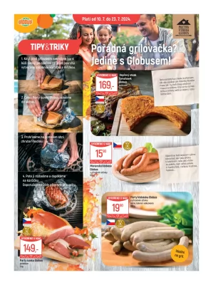 akční leták Globus 10.7.2024-16.7.2024