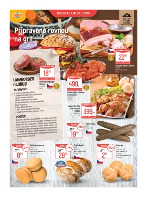 akční leták Globus 10.7.2024-16.7.2024