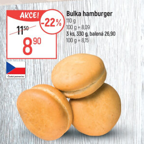 Bulka na hamburger