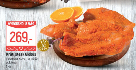 Krůtí steak marinovaný Globus