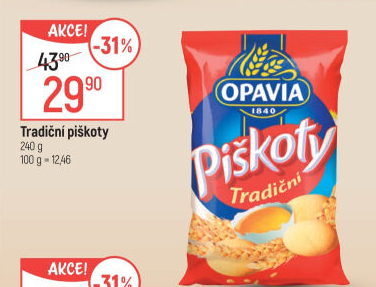 Piškoty Opavia