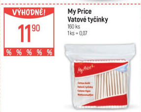 Vatové tyčinky My Price