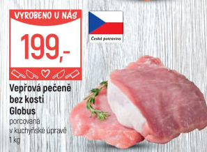 Vepřová pečeně bez kosti Globus