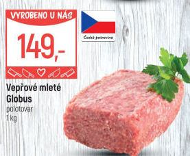 Vepřové mleté maso Globus