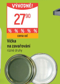 Víčka na sklenice Twist