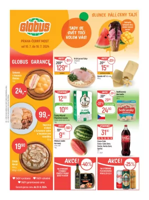 akční leták Globus 10.7.2024-16.7.2024
