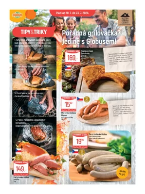 akční leták Globus 10.7.2024-16.7.2024