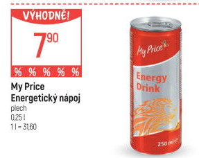 Energetický nápoj My Price