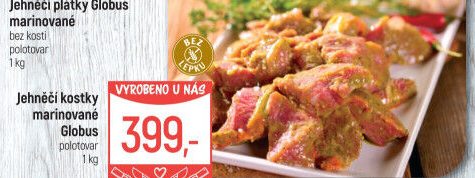 Jehněčí kostky marinované Globus