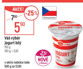 Jogurt bílý Váš Výběr