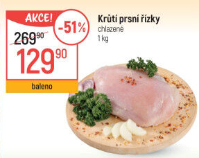 Krůtí prsní řízky