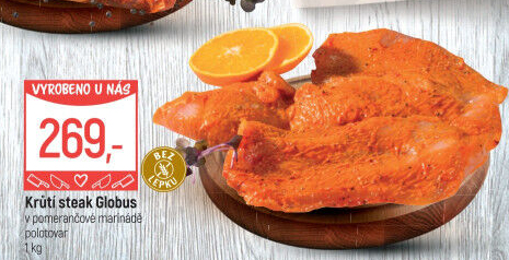 Krůtí steak marinovaný Globus