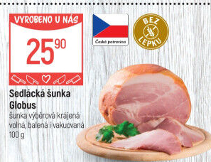 Šunka sedlácká výběrová Globus