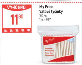 Vatové tyčinky My Price