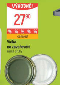 Víčka na sklenice Twist