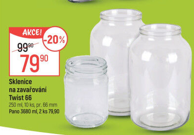 Zavařovací sklenice Twist