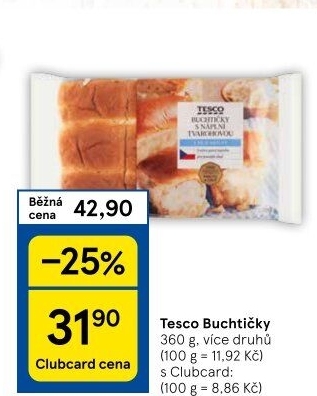 Buchtičky české Tesco