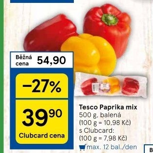 Paprika mix Tesco