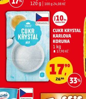 CUKR KRYSTAL KARLOVA KORUNA