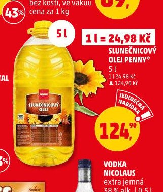 SLUNEČNICOVÝ OLEJ PENNY
