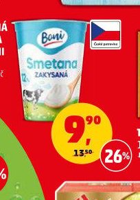 ZAKYSANÁ SMETANA 12% BONI