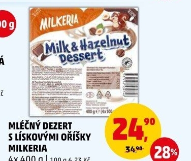 Dezert mléčný Milkeria