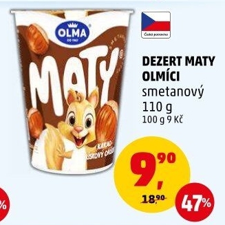 Dezert Olmíci Maty Olma