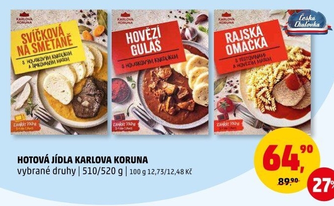 Hotová jídla Karlova Koruna