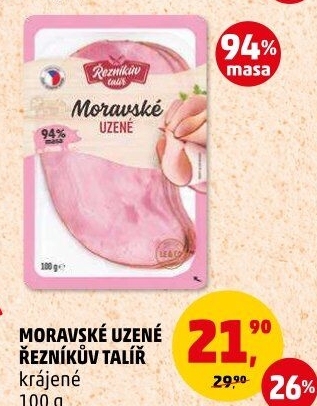 Moravské maso uzené Řezníkův talíř