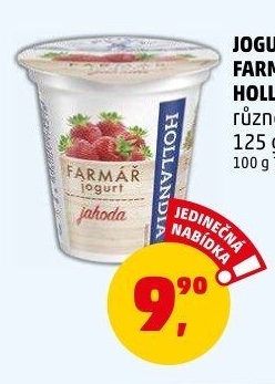 Ochucený jogurt Farmář Hollandia