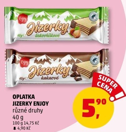 Oplatky Jizerky Enjoy