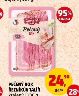 Pečený bok Řezníkův talíř