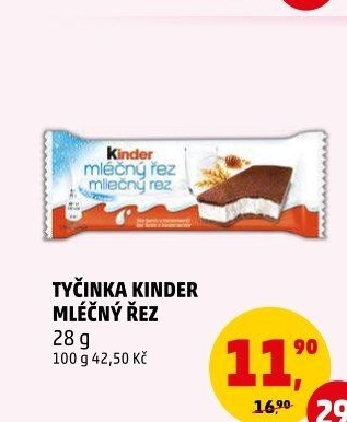 Řez mléčný Kinder