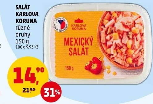 Saláty Karlova Koruna