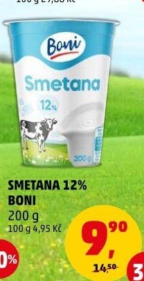 Smetana 12% Boni