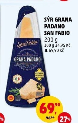 Sýr Grana Padano San Fabio