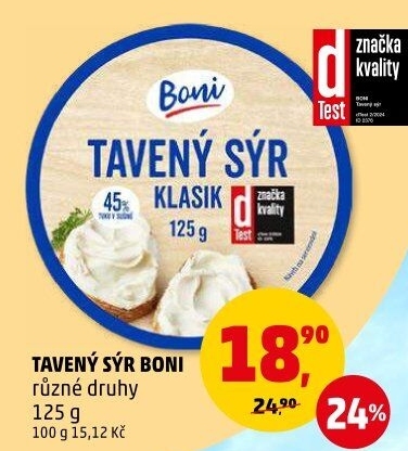 Sýr tavený Boni