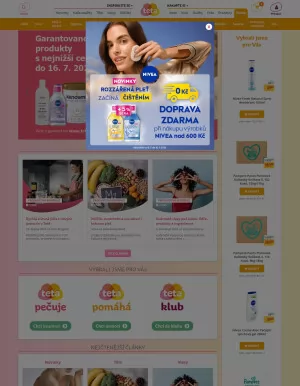 akční leták Teta drogerie 10.7.2024-16.7.2024