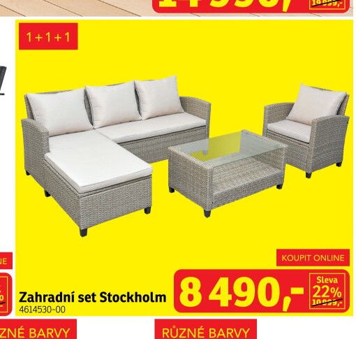 Zahradní set Stockholm