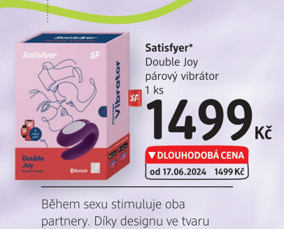 Vibrátor Double Joy Satisfyer